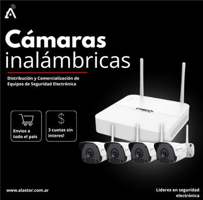Camaras inalambricas: Monitoreo inteligente y sin cables para su empresa