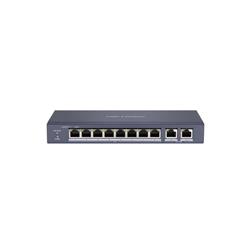 Switch POE HIKVISION DS-3E1310P-EI-M  8port 10/100 2UpLink 100/1000